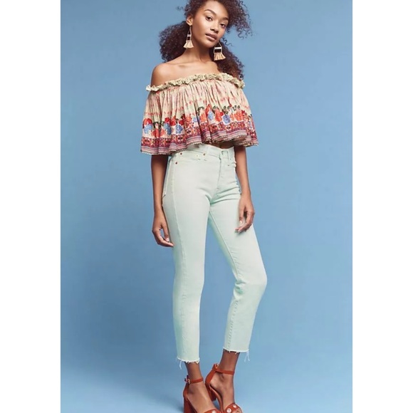 Anthropologie Denim - Anthropologie Levi’s Mint Wedgie High Rise Jeans
